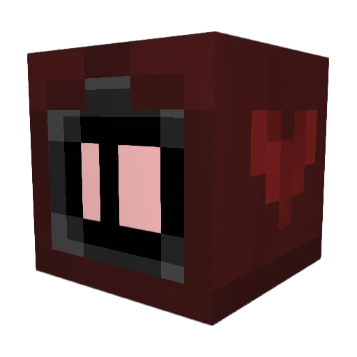 WOAHZAii Minecraft avatar head, 3D render