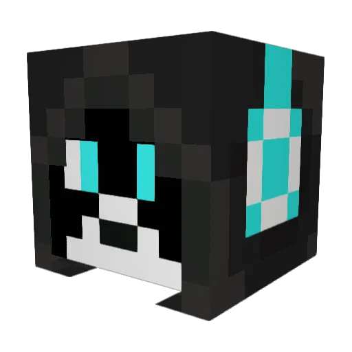 WOLF_REAPER420 Minecraft avatar head, 3D render