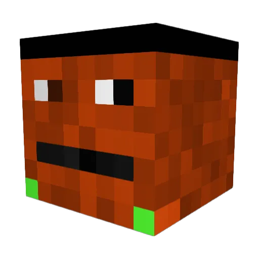 WOOCKYH Minecraft avatar head, 3D render
