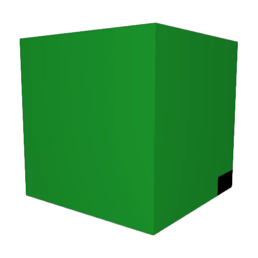 WOOFL3S5 Minecraft avatar head, 3D render