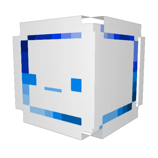 WOOJU0901 Minecraft avatar head, 3D render