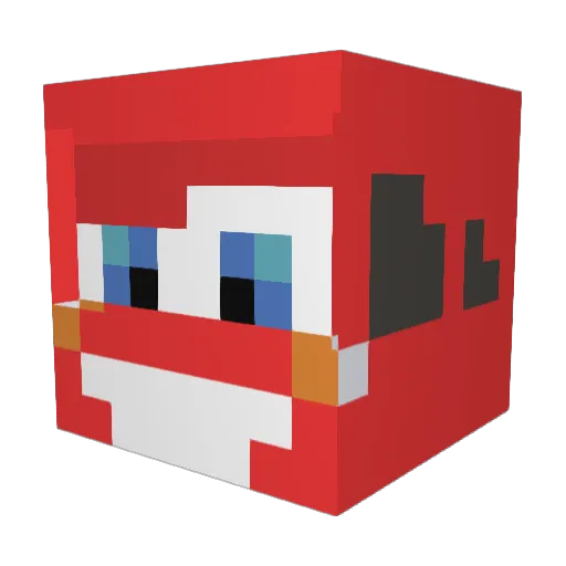 WOWKACHOW95 Minecraft avatar head, 3D render