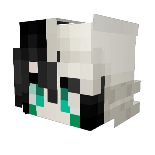 WOXHOT Minecraft avatar head, 3D render