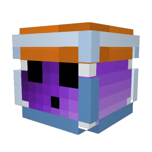 WPf_tomy Minecraft avatar head, 3D render