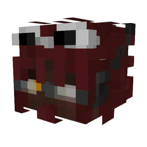 WR73N Minecraft avatar head, 3D render