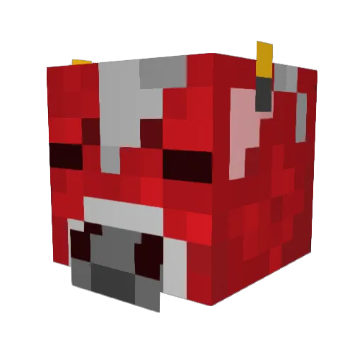 WRA_1TH Minecraft avatar head, 3D render