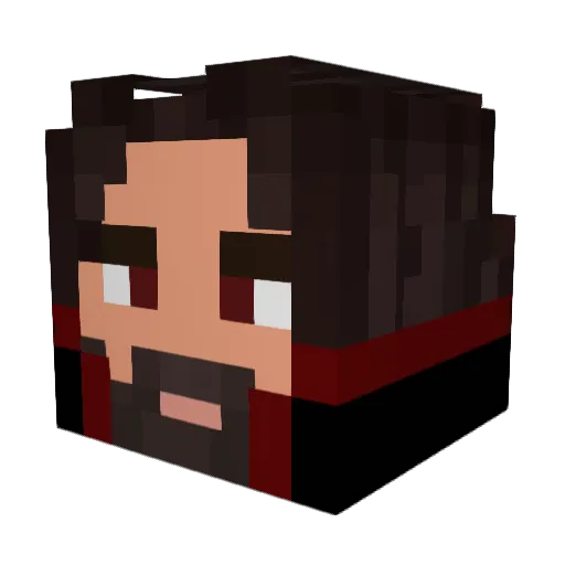 WSAykut Minecraft avatar head, 3D render