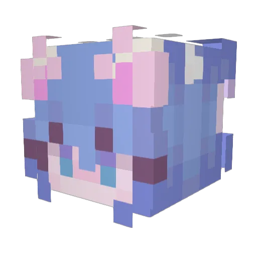 WSEGrgr Minecraft avatar head, 3D render