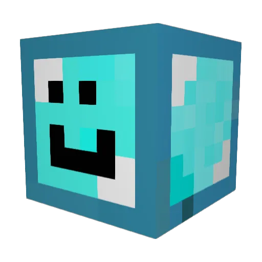 WSTRACK Minecraft avatar head, 3D render