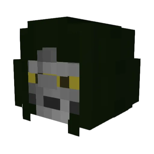 WSchnitz Minecraft avatar head, 3D render