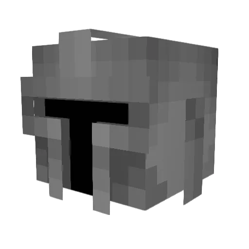 WStad Minecraft avatar head, 3D render