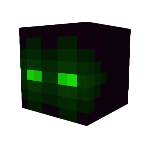 WT3222 Minecraft avatar head, 3D render