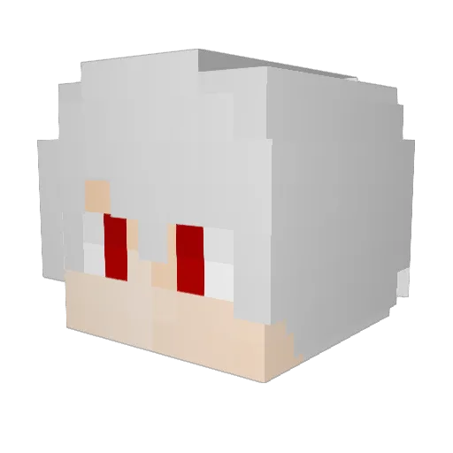 WT3245 Minecraft avatar head, 3D render