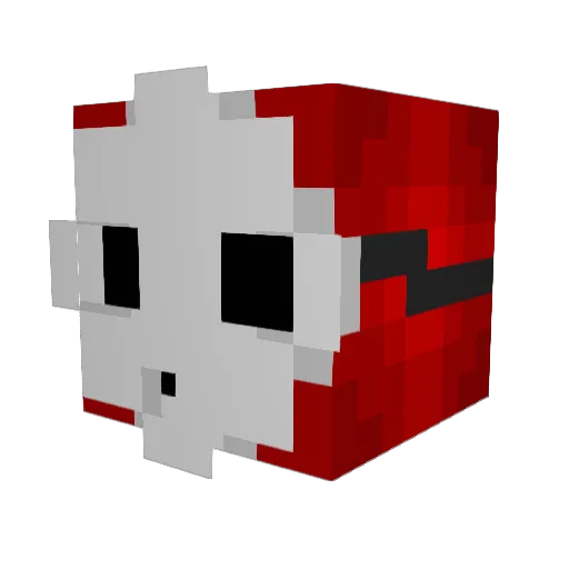 WTH_Nev Minecraft avatar head, 3D render