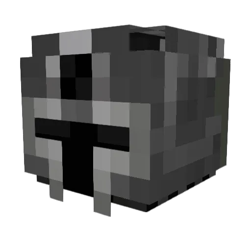 WTN333 Minecraft avatar head, 3D render