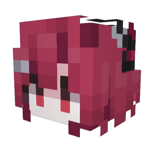 WUDAOHS Minecraft avatar head, 3D render
