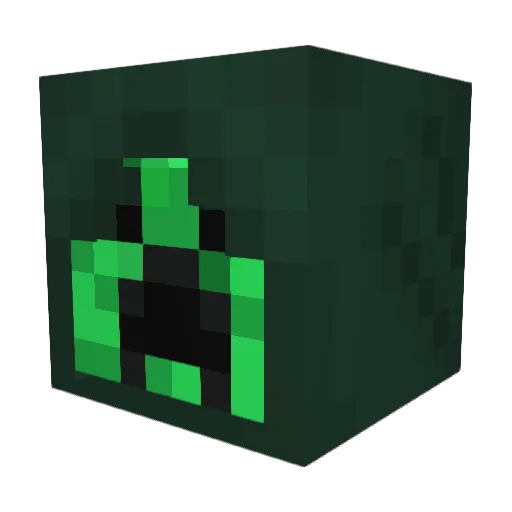 WUMBO123 Minecraft avatar head, 3D render