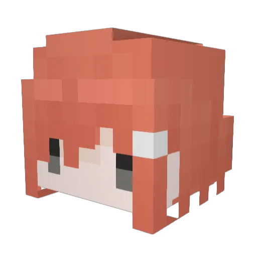 WWKILLERWW Minecraft avatar head, 3D render
