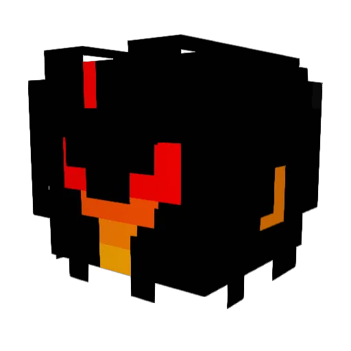 WWR2653 Minecraft avatar head, 3D render
