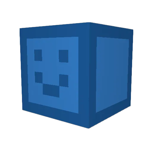 WWVWVVWVW Minecraft avatar head, 3D render