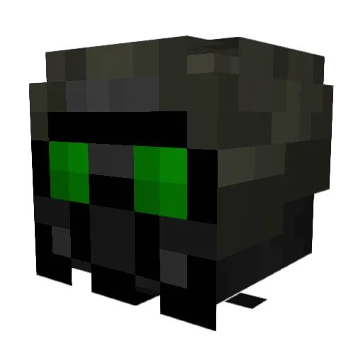 WW_Mika_ Minecraft avatar head, 3D render