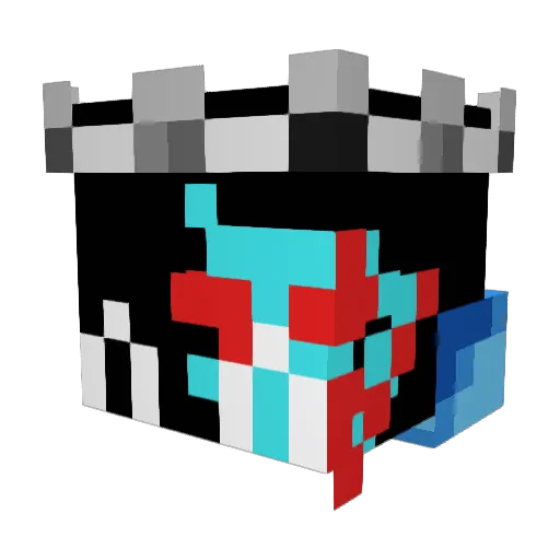 WXTK1 Minecraft avatar head, 3D render