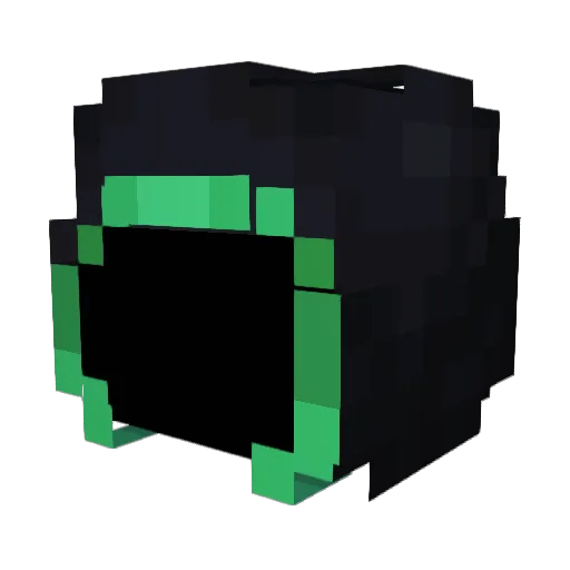 WYSIRD Minecraft avatar head, 3D render
