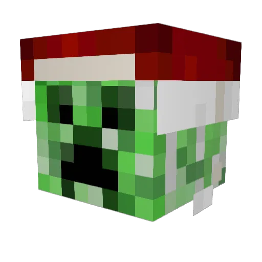 WYT_NB Minecraft avatar head, 3D render