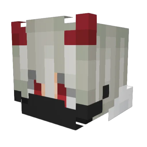 WYrexII Minecraft avatar head, 3D render