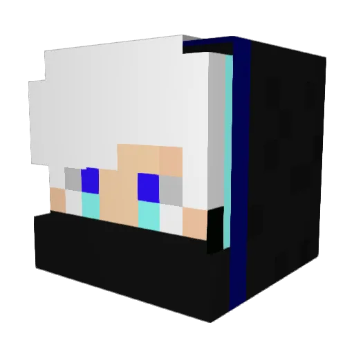 WYvernK96 Minecraft avatar head, 3D render