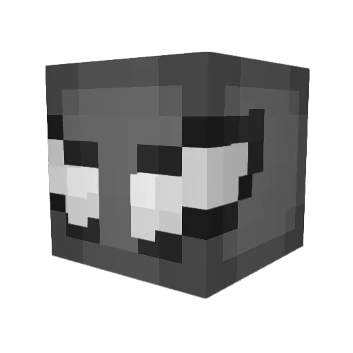 W_PRYCE Minecraft avatar head, 3D render