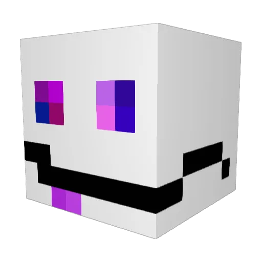 W_a_y___lon Minecraft avatar head, 3D render
