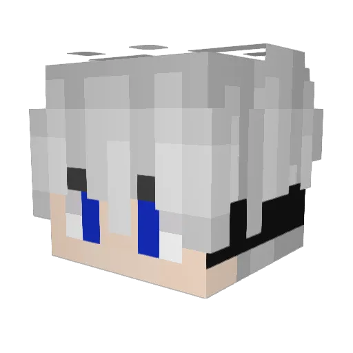 W_keilersito Minecraft avatar head, 3D render