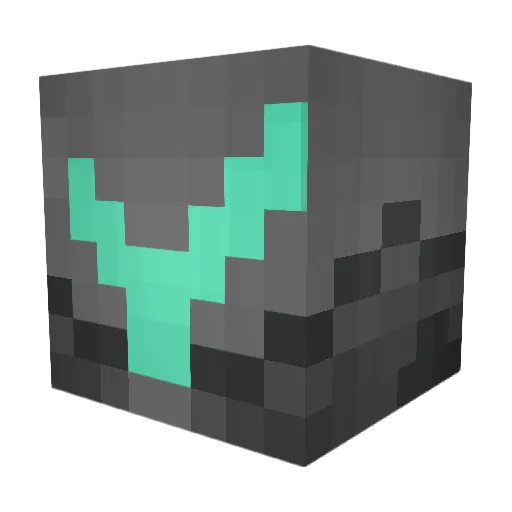 WaRadius Minecraft avatar head, 3D render