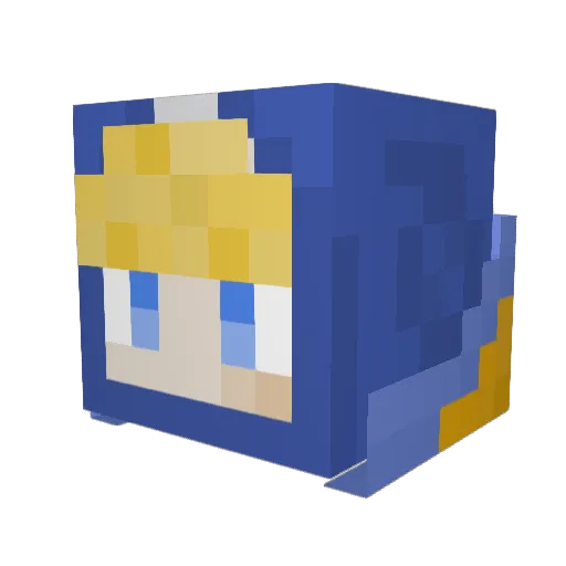 WaTTs0n Minecraft avatar head, 3D render