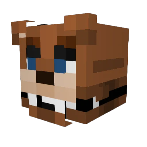 WaVe0458 Minecraft avatar head, 3D render