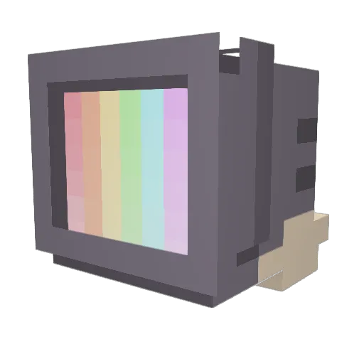 Wa_re Minecraft avatar head, 3D render