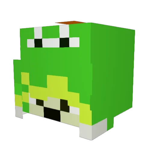 Waaltz Minecraft avatar head, 3D render