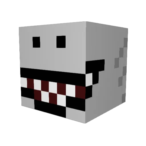 Wabun Minecraft avatar head, 3D render