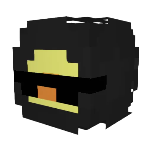 Wach0__ Minecraft avatar head, 3D render
