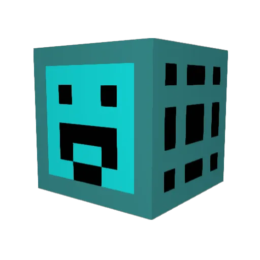 Wachumino Minecraft avatar head, 3D render