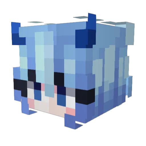 WackyPizzaGuy Minecraft avatar head, 3D render