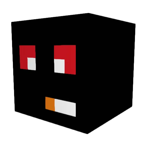 Wackyjax2010 Minecraft avatar head, 3D render