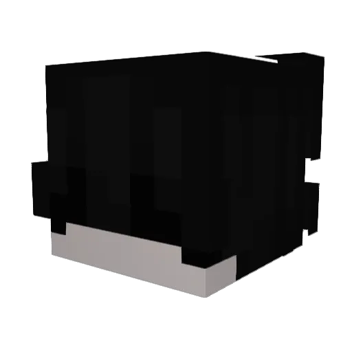 Wacros Minecraft avatar head, 3D render