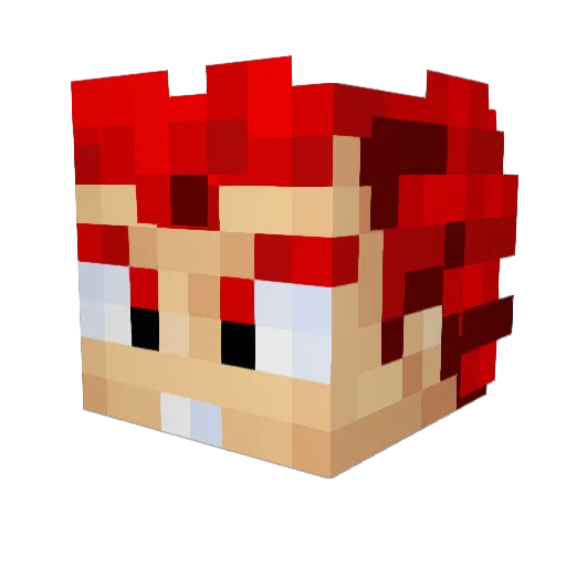 WadeDykes98 Minecraft avatar head, 3D render