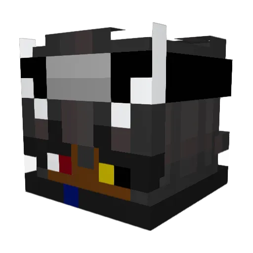 Waegs Minecraft avatar head, 3D render