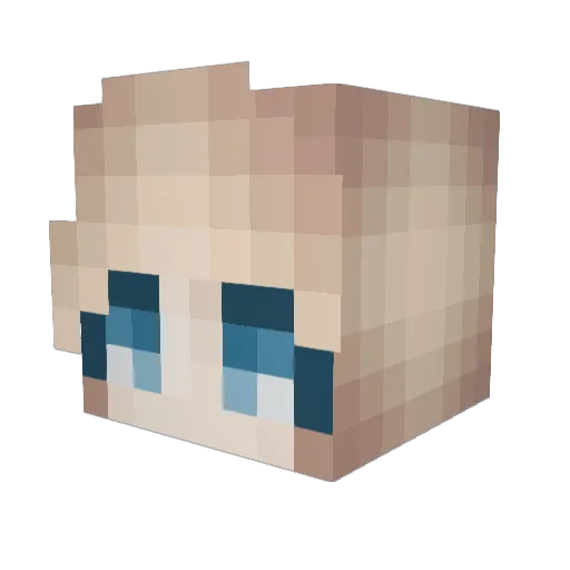 Waffeleisen7 Minecraft avatar head, 3D render