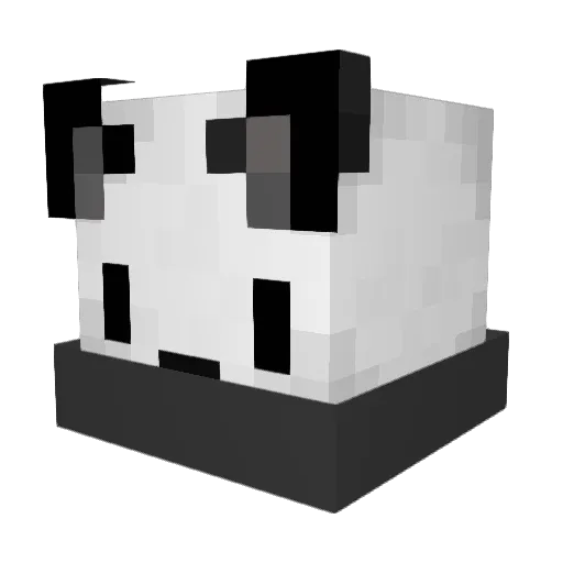 Waffelfuchs1 Minecraft avatar head, 3D render
