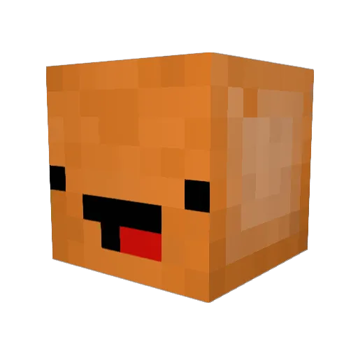 WaffleArmy Minecraft avatar head, 3D render