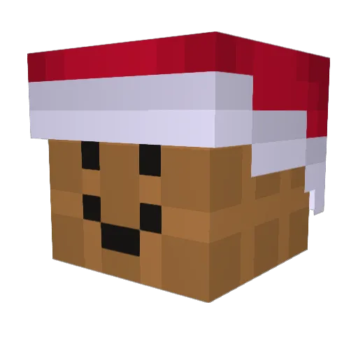 WaffleBurgers Minecraft avatar head, 3D render